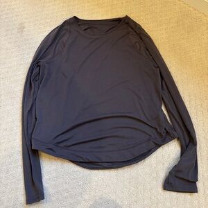 Sweaty Betty Long Sleeve Top in Charcoal